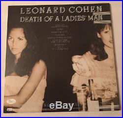 Leonard Cohen Signed Death Of A Ladies' Man Album Vinyl JSA #P08382 Auto