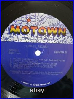 Lionel Richie Rare Signed Autographed Vinyl Record Album 1982