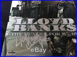 Lloyd Banks Signed Auto Hunger For More Vinyl LP Album JSA COA G UNIT 50 Cent