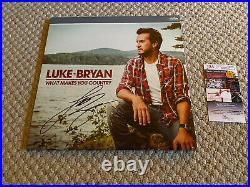 Luke Bryan What Makes You Jsa Signed Autograph Vinyl Lp Album Pleaseread