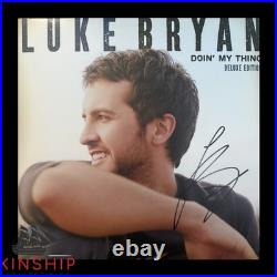 Luke Bryan signed Vinyl Record Album JSA COA Country Music Auto Z2429