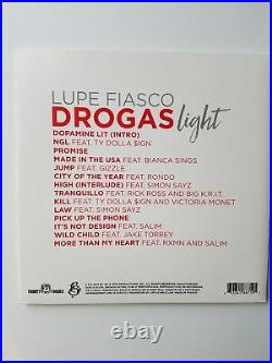 Lupe Fiasco Signed Drogas Light Vinyl Lp Album COA GUARANTEE Rap Legend