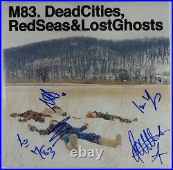 M83 JSA Signed Autograph Album Record Vinyl Deadcities, Redseas & LostGhosts
