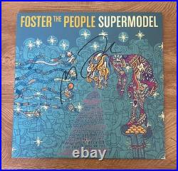 MARK FOSTER signed vinyl album FOSTER THE PEOPLE SUPERMODEL