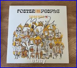 MARK FOSTER signed vinyl album FOSTER THE PEOPLE TORCHES X