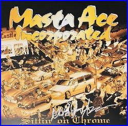 MASTA ACE Inc. Autographed Signed Vinyl Album LP Sittin' On Chrome Beckett
