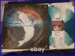 MASTODON Autographed Signed Album Vinyl Leviathan Official Merch Gatefold JSA