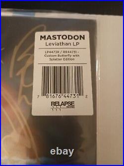 MASTODON Autographed Signed Album Vinyl Leviathan Official Merch Gatefold JSA