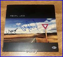 MIKE MCCREADY & JEFF AMENT signed vinyl album PEARL JAM YIELD