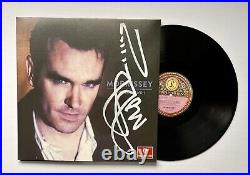 MORRISSEY HAND SIGNED AUTOGRAPH VAUXHALL AND I VINYL ALBUM LP With JSA LOA