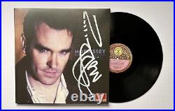 MORRISSEY HAND SIGNED AUTOGRAPH VAUXHALL AND I VINYL ALBUM LP With JSA LOA