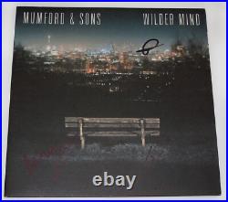 MUMFORD & SONS signed WILDER MIND Vinyl Album EXACT PROOF Marcus, Ted, Ben JSA