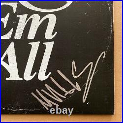 Mach Hommy Kill Em All Signed DJ Muggs Vinyl Record LP White Logo Variant Rare