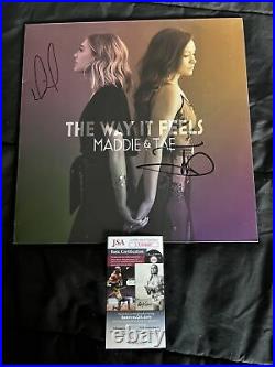Maddie And Tae Signed Autograph The Way It Feels Vinyl Album Jsa Coa