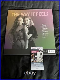 Maddie And Tae Signed Autograph The Way It Feels Vinyl Album Jsa Coa