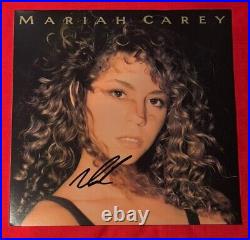 Mariah Carey Self Titled Vinyl Album Signed Autographed BECKETT