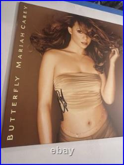 Mariah Carey Signed Vinyl Butterfly Album (Proof Pic) Autograph
