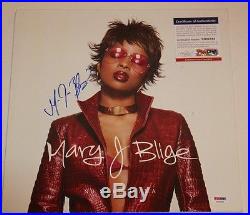 Mary J Blige Signed Autographed Album Vinyl Cover No More Drama Psa/dna