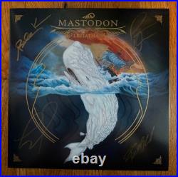 Mastodon' Full Band Signed Vinyl Album'Leviathan' Brent Hinds +3 PROOF