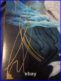 Mastodon SIGNED Leviathan 12 Blue Vinyl Album LP Gatefold Brent Hinds JSA LOA