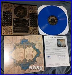 Mastodon SIGNED Leviathan 12 Blue Vinyl Album LP Gatefold Brent Hinds JSA LOA