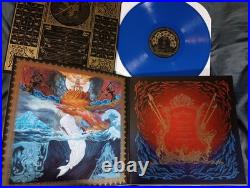 Mastodon SIGNED Leviathan 12 Blue Vinyl Album LP Gatefold Brent Hinds JSA LOA