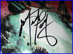 Meatloaf Signed Bat Out Of Hell Lp Meat Loaf Record Album L. E. Red & Black Vinyl