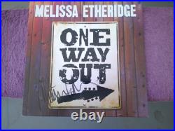 Melissa Etheridge Signed One Way Out Orange Lp Vinyl Album Jsa Coa