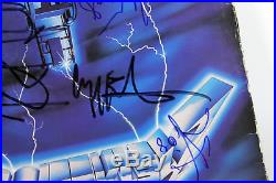 Metallica (4) Band Signed Ride The Lightning Album Cover With Vinyl BAS #A10246