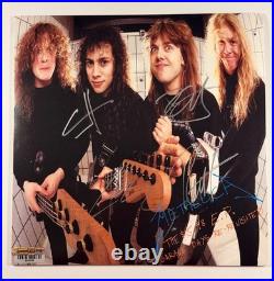 Metallica Signed $5.98 EP Garage Days Re-Revisited LP Vinyl Album COA
