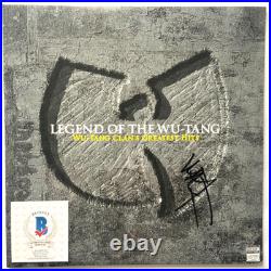 Method Man Signed Legend Wu Tang Clan Greatest Hits Vinyl Album Band Rapper Bas