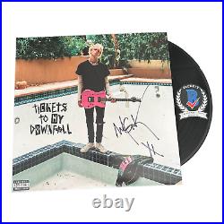 Mgk Signed Autograph Tickets To My Downfall Lp Vinyl Album Bas Beckett