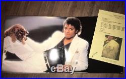 Michael Jackson 1982 THRILLER Vinyl Sleeve ALBUM LP Autographed SIGNED with LOA