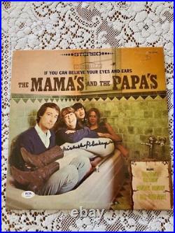 Michelle Phillips SIGNED Mamas and the Papas Album PSA / DNA Autographed Vinyl