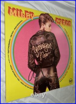 Miley Cyrus Signed Vinyl Album Younger Now With Proof