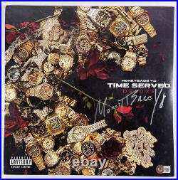 Moneybagg Yo Signed Autographed Time Served Vinyl Album Record Bas Coa Ac10724