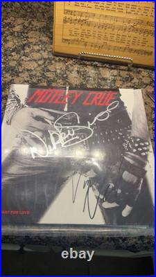 Mötley Crüe Girls, Girls, Girls Autographed Signed Music Record Vinyl Album