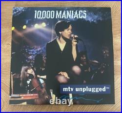 NATALIE MERCHANT signed vinyl album 10,000 MANIACS MTV UNPLUGGED COA