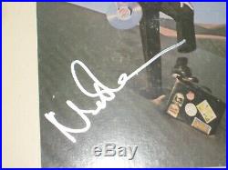NICK MASON Signed Pink Floyd WISH YOU WERE HERE ALBUM AND VINYL BAS AUTOGRAPHED