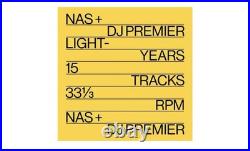 Nas & DJ Premier Autograph Light-Years 2xLP Limited SIGNED only 500 Made