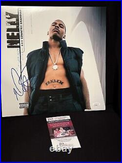 Nelly signed Country Grammar vinyl album cover sleeve autograph JSA Authenticity