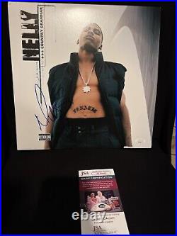 Nelly signed Country Grammar vinyl album cover sleeve autograph JSA Authenticity