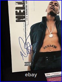 Nelly signed Country Grammar vinyl album cover sleeve autograph JSA Authenticity