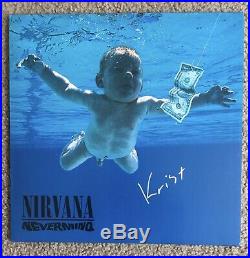 Nirvana Nevermind Signed Autographed Vinyl Record Krist Novoselic Auto Album