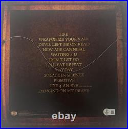 Not Enough Space Signed Weaponize Your Rage Vinyl Album Autograph Bas 153