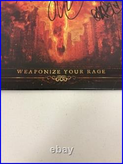 Not Enough Space Signed Weaponize Your Rage Vinyl Album Autograph Bas 153