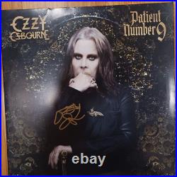 OZZY OSBOURNE SIGNED ALBUM with 2Multi-Colored Vinyl LPs Patient Number 9