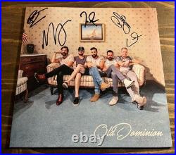 Old Dominion Self Titled Autographed LP Album Vinyl Record Signed X5 Authentic