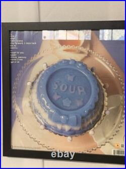 Olivia Rodrigo Signed Sour Vinyl Album Cover Beckett BAS COA Framed