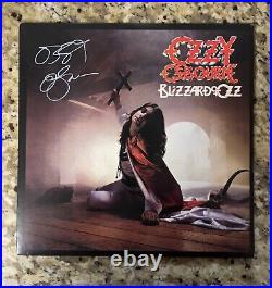 Ozzy Osbourne Bizzard Of Ozz Album Vinyl Coa Loa Signed Autograph